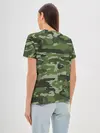 Женская базовая футболка / ВЯЗАННЫЙ КАМУФЛЯЖ