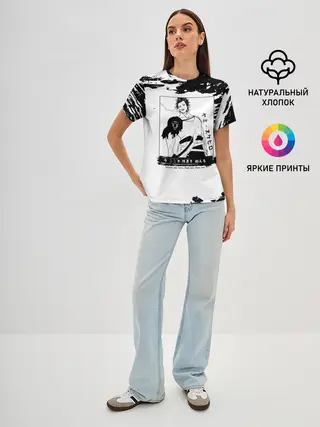 Женская базовая футболка / Ями Сукэхиро Чёрный клевер