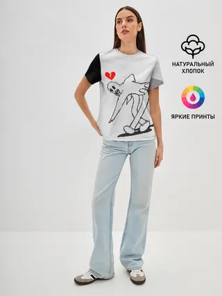 Женская базовая футболка / GHOSTEMANE