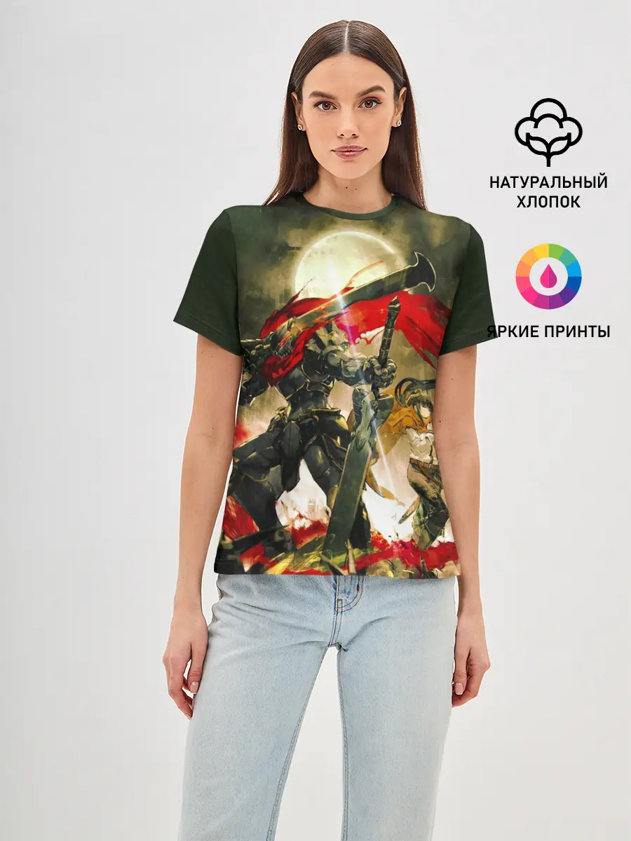 Женская базовая футболка / Momonga & Narberal Gamma