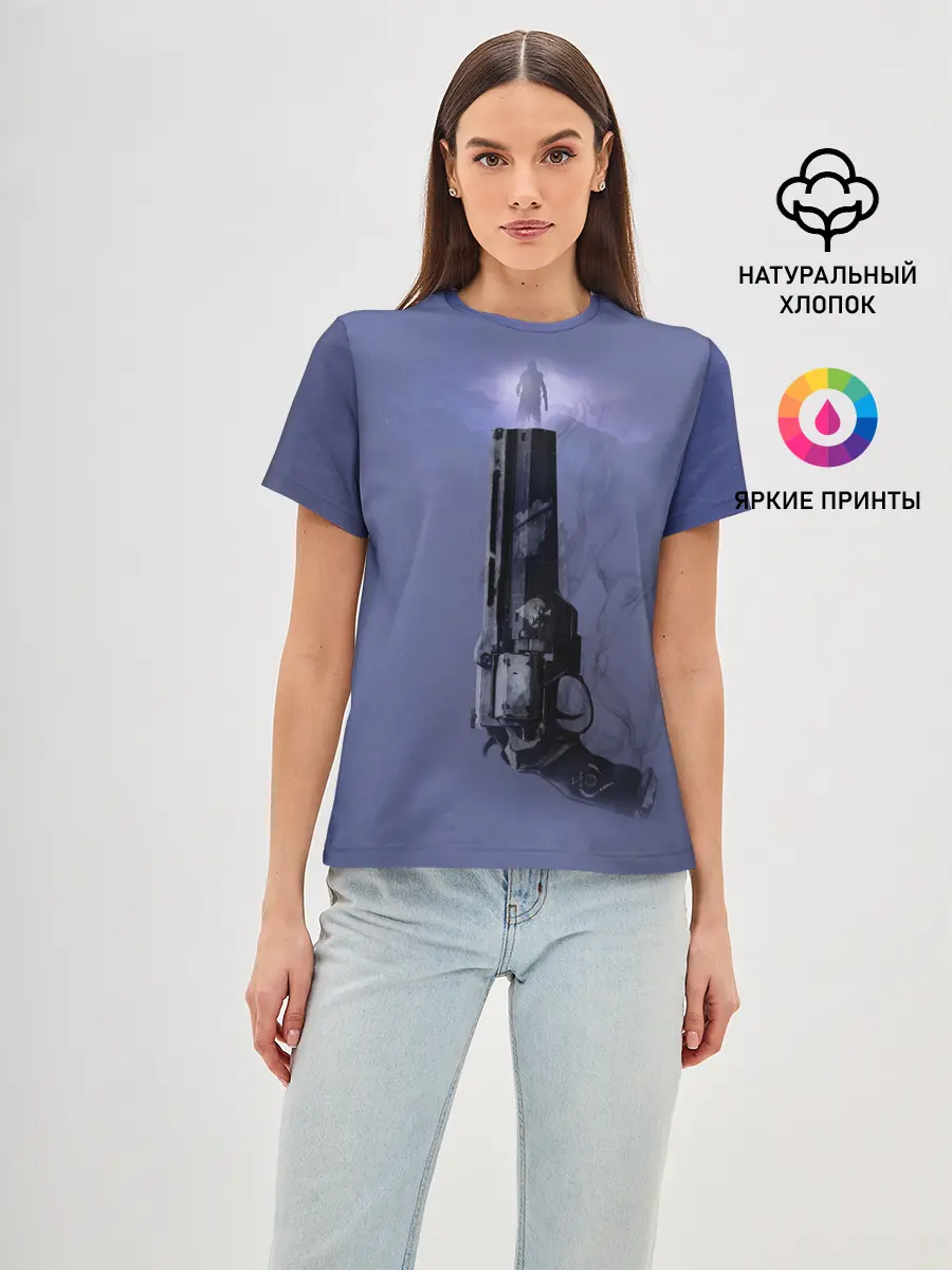 Женская базовая футболка / DESTINY 2 КЕЙД 6 И ЕГО РЕВОЛЬВЕР