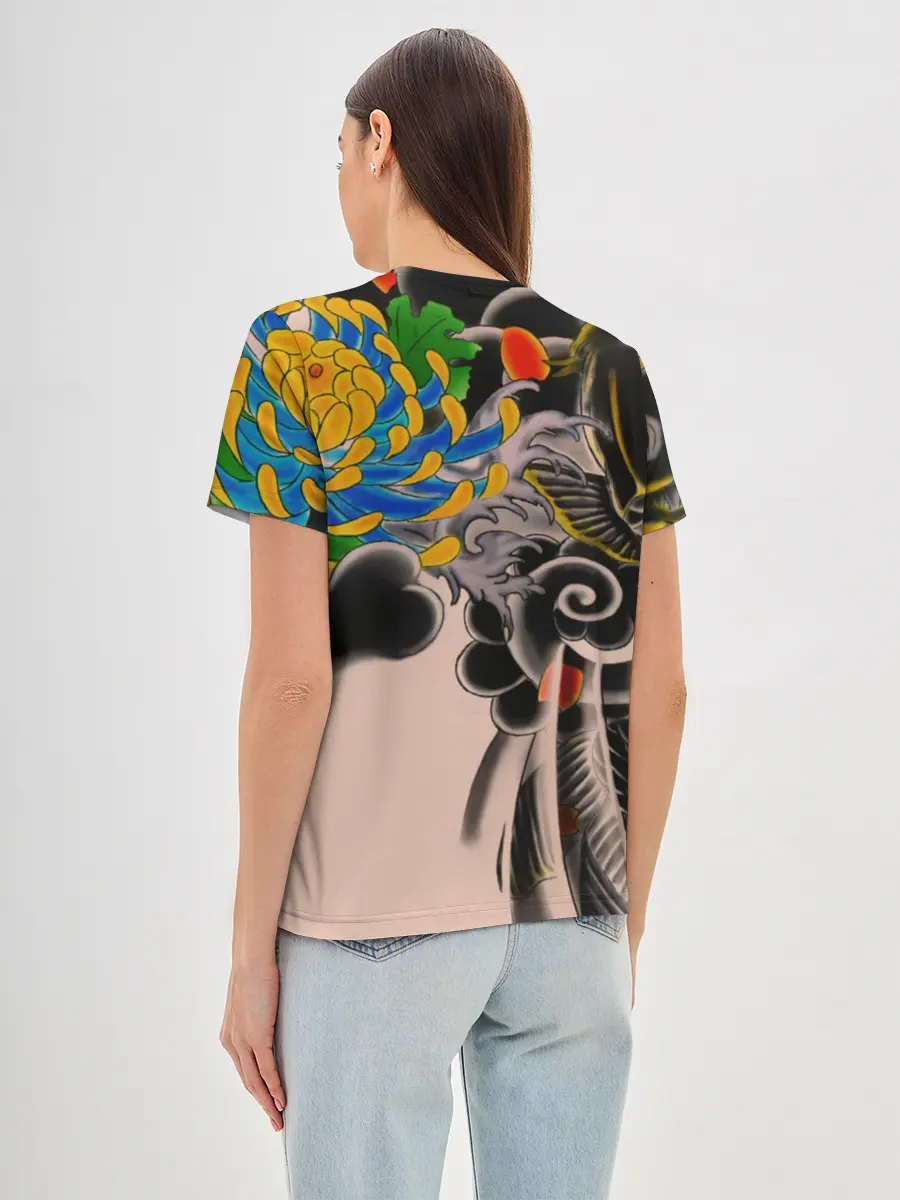 Женская базовая футболка / Dsquared tattoo