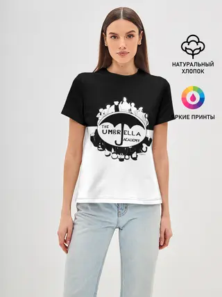Женская базовая футболка / академия амбрелла