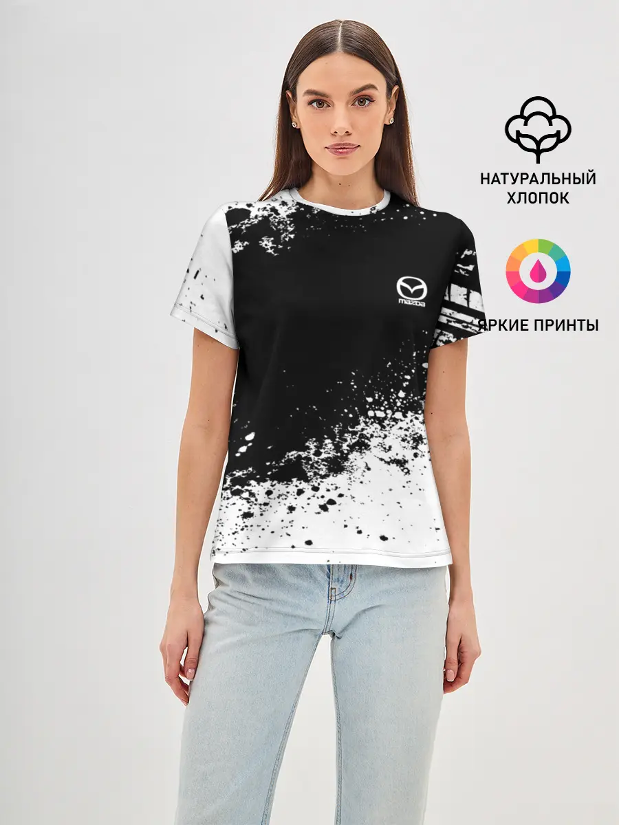 Женская базовая футболка / Mazda brand motors