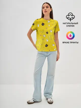 Женская базовая футболка / СЕЙЛОР МУН