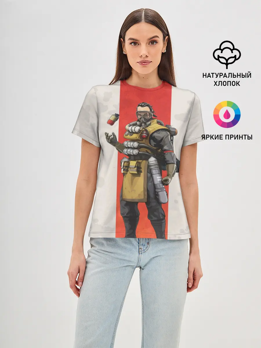 Женская базовая футболка / APEX LEGENDS - Caustic