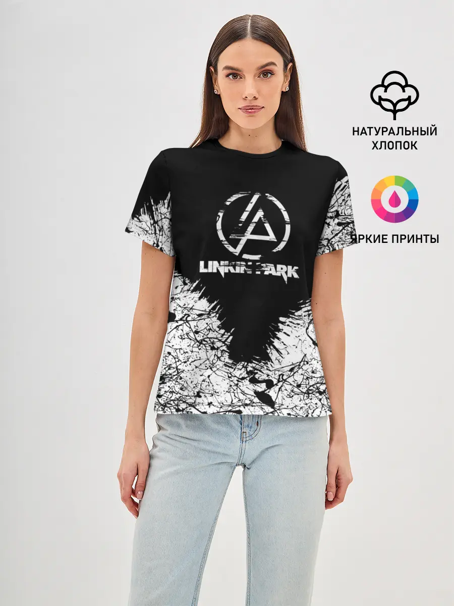 Женская базовая футболка / Linkin Park #1