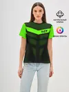 Женская базовая футболка / Mass Effect N7