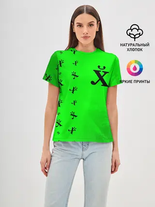 Женская базовая футболка / Древний Иероглиф - Краска