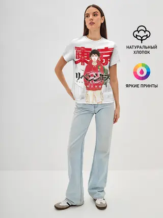 Женская базовая футболка / ТОКИЙСКИЕ МСТИТЕЛИ 1