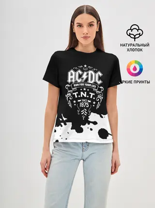 Женская базовая футболка / AC/DC T.N.T.