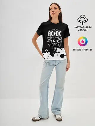 Женская базовая футболка / AC/DC T.N.T.