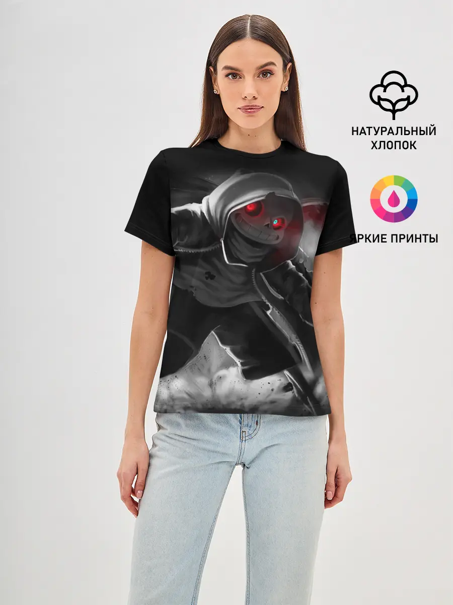 Женская базовая футболка / UNDERTALE