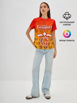 Женская базовая футболка / GENSHIN IMPACT
