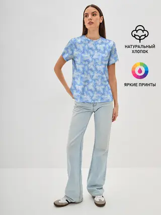 Женская базовая футболка / Новый Год