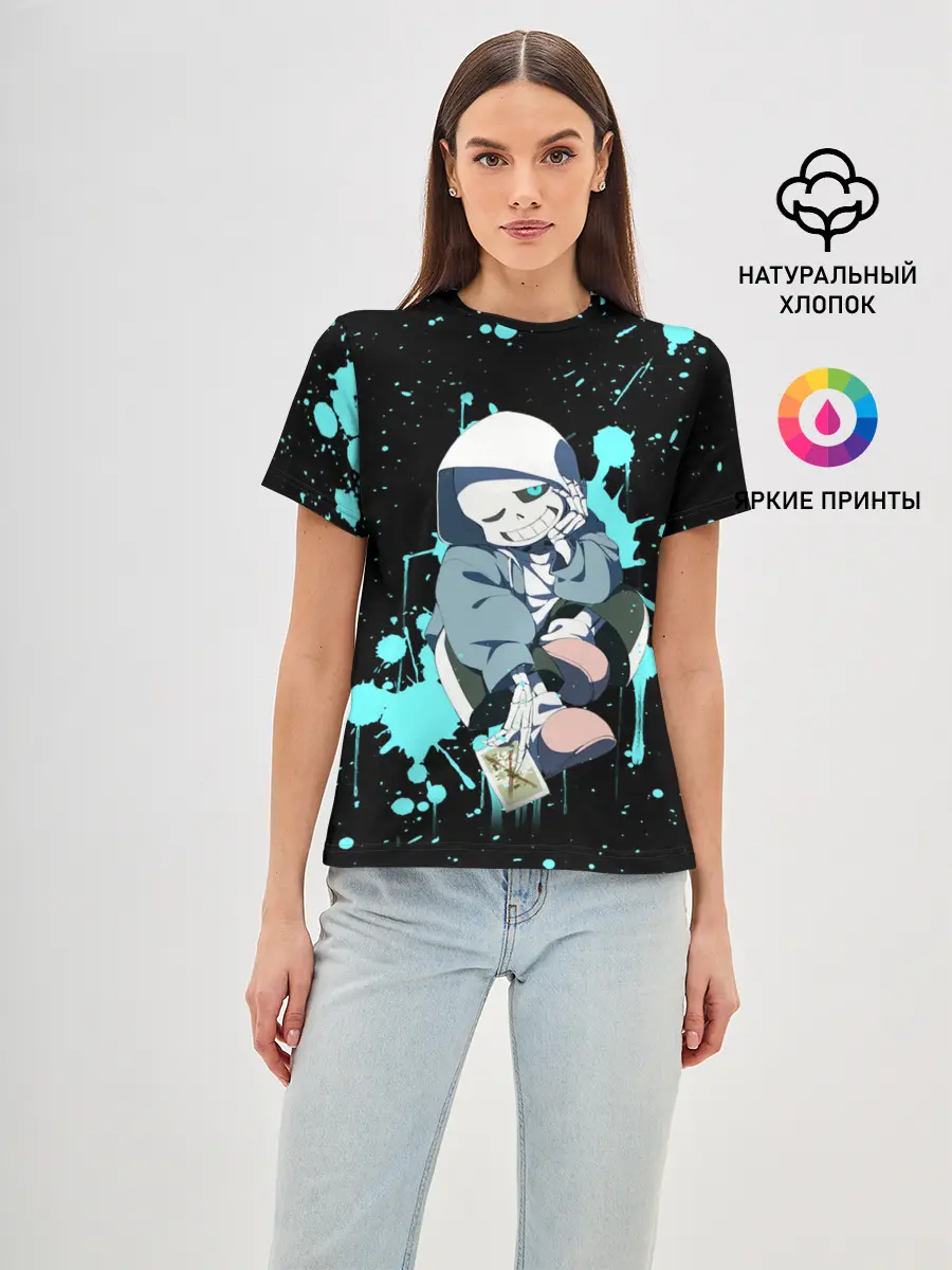 Женская базовая футболка / UNDERTALE