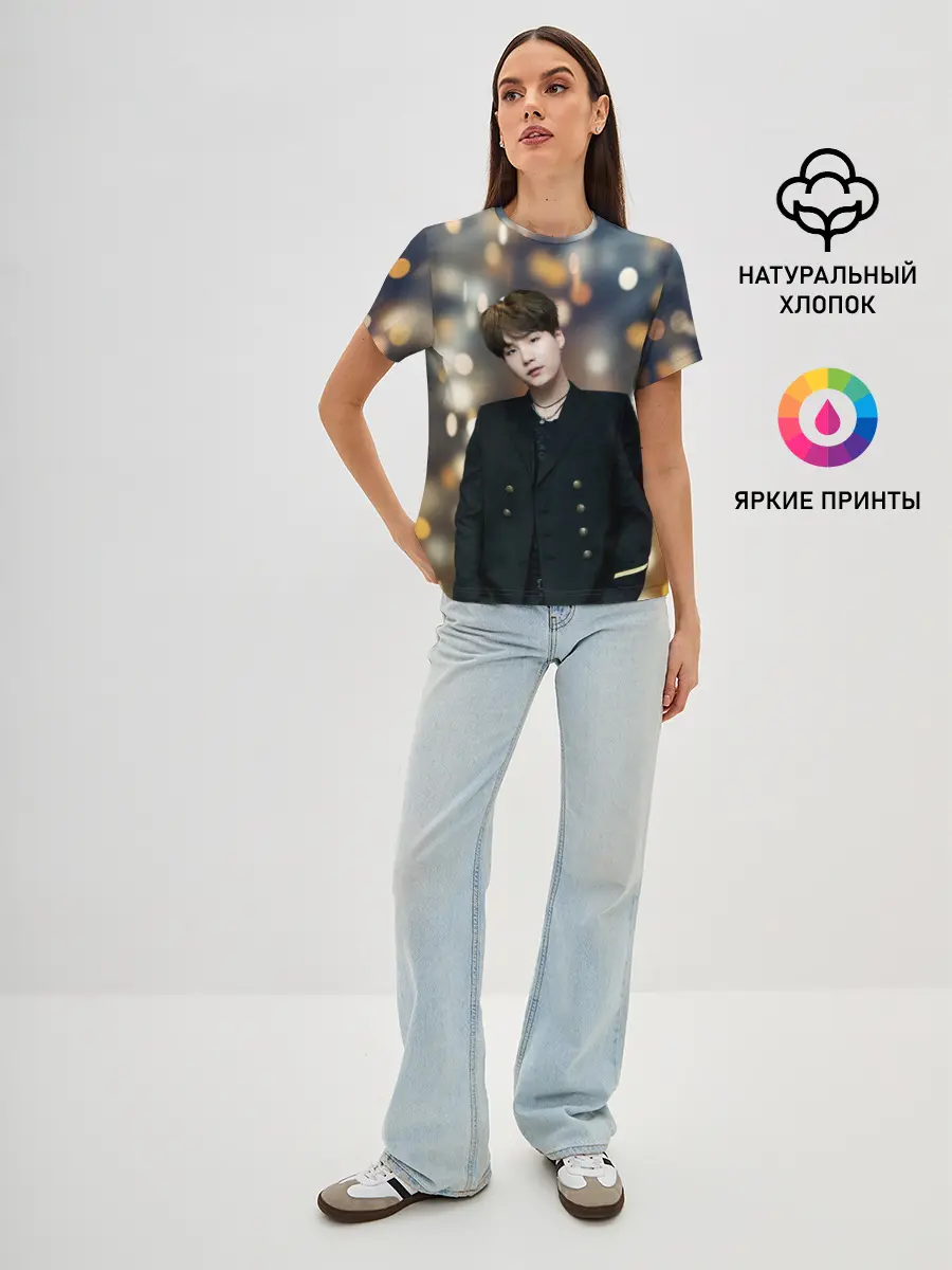 Женская базовая футболка / MIN YOONGI