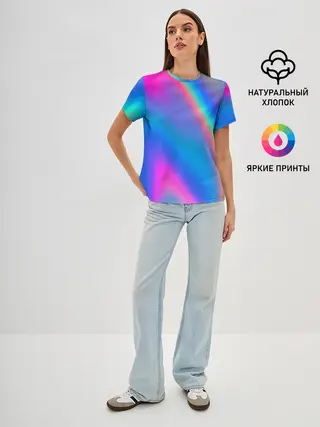 Женская базовая футболка / GRADIENT