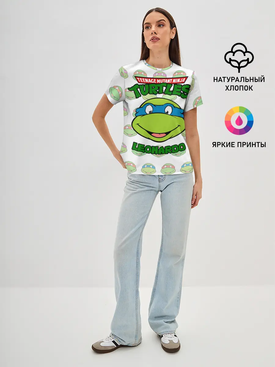 Женская базовая футболка / Черепашки-Ниндзя