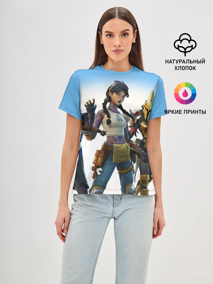 Женская базовая футболка / ФОРТНАЙТ 3 СЕЗОН