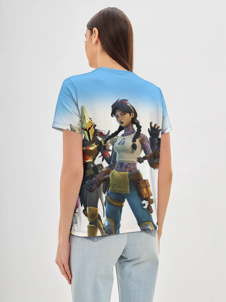 Женская базовая футболка / ФОРТНАЙТ 3 СЕЗОН