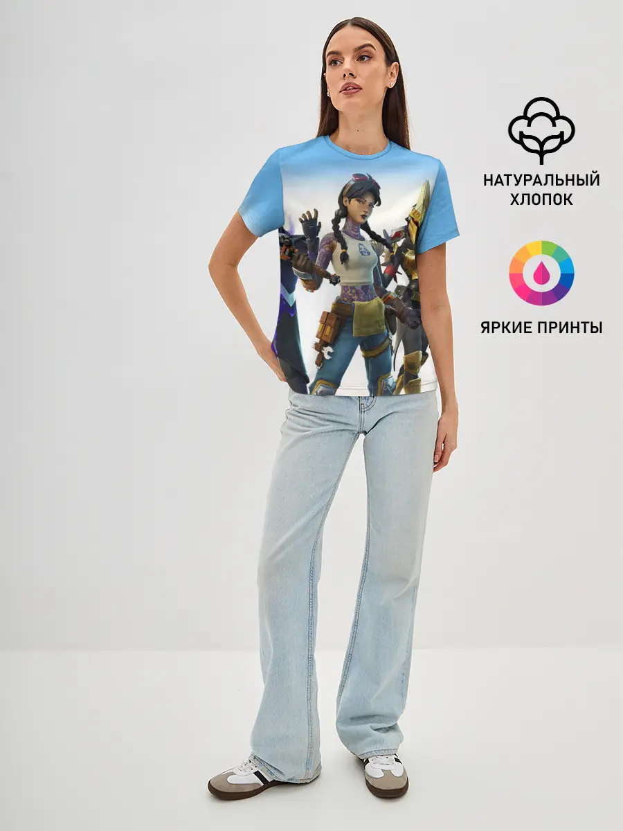 Женская базовая футболка / ФОРТНАЙТ 3 СЕЗОН