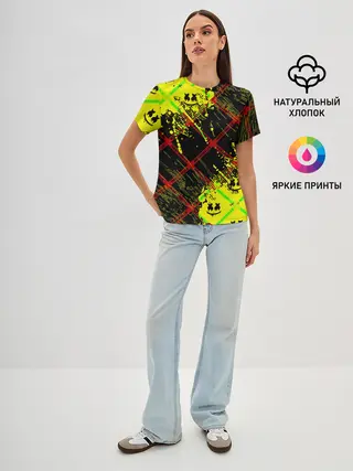 Женская базовая футболка / MARSHMELLO