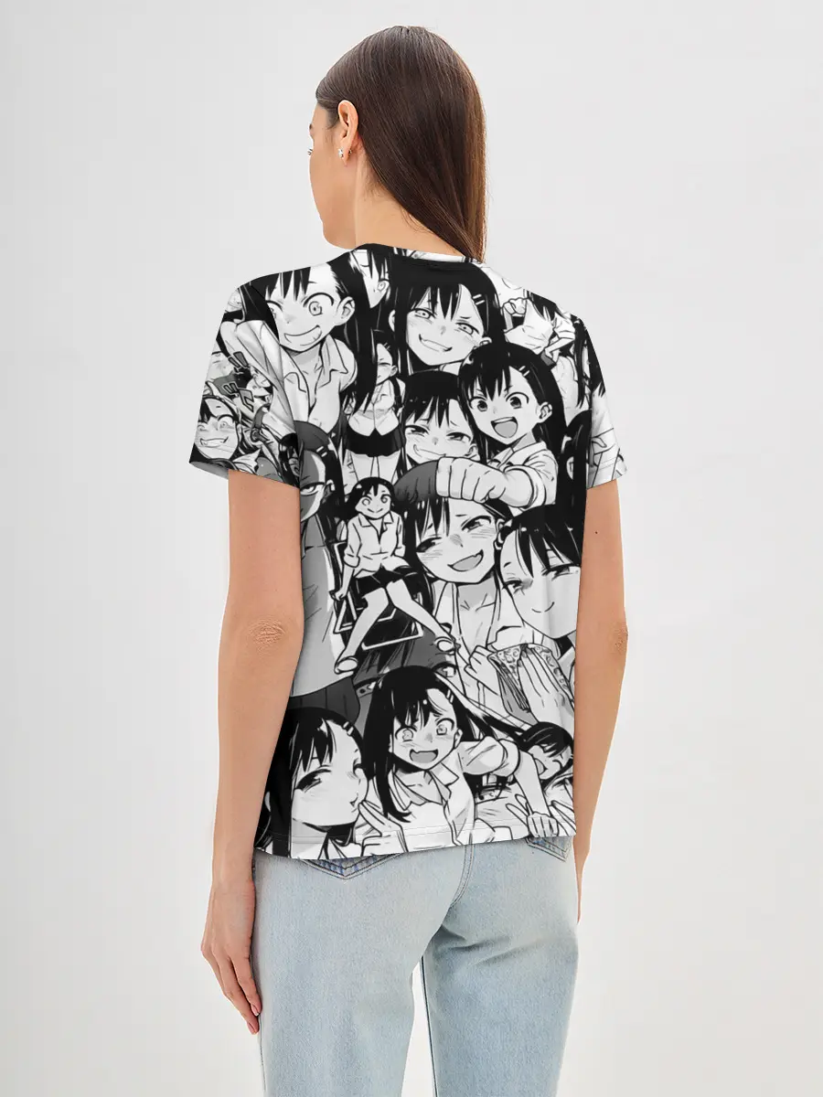 Женская базовая футболка / Nagatoro Sempai