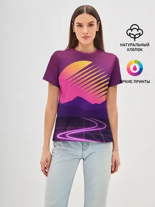 Женская базовая футболка / Digital Art
