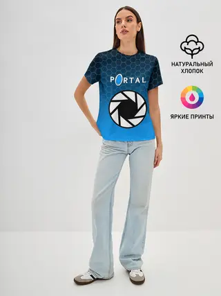 Женская базовая футболка / PORTAL