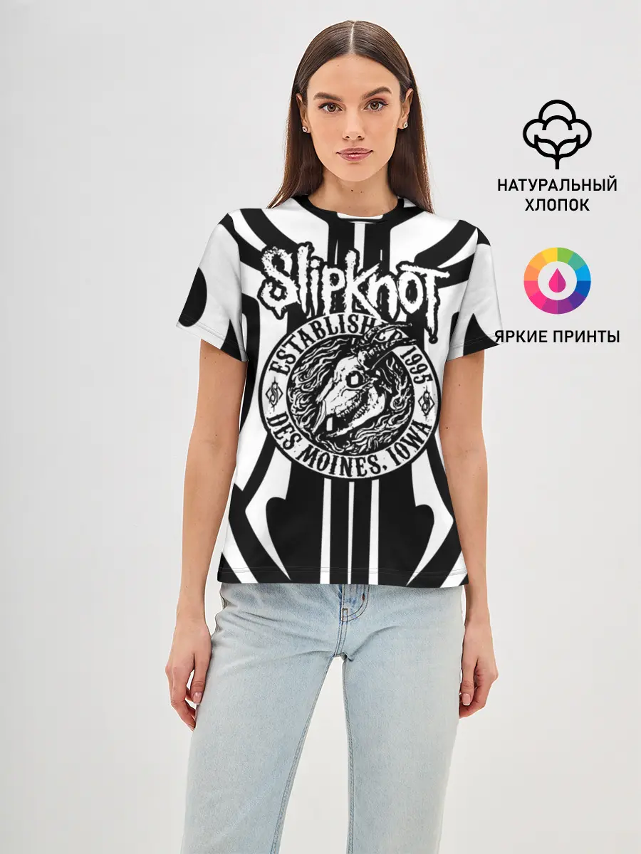 Женская базовая футболка / Slipknot