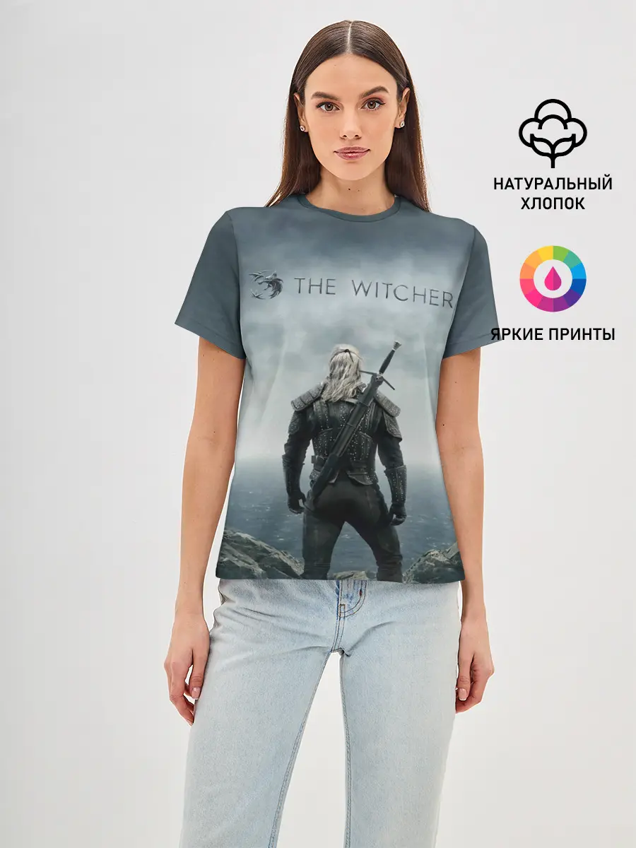 Женская базовая футболка / The Witcher