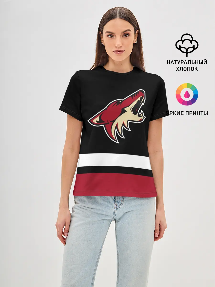 Женская базовая футболка / Аризона Койотис