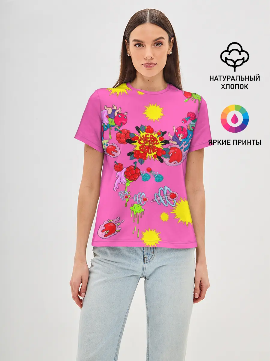 Женская базовая футболка / NCT 127. Cherry Bomb