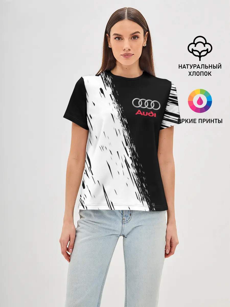 Женская базовая футболка / AUDI | АУДИ