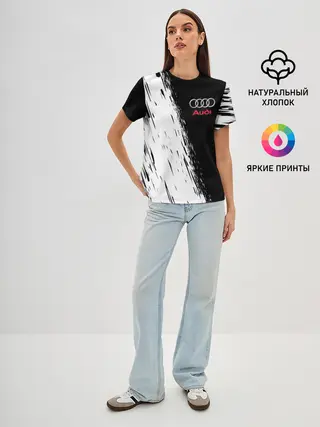 Женская базовая футболка / AUDI | АУДИ