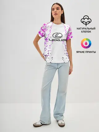 Женская базовая футболка / LEXUS