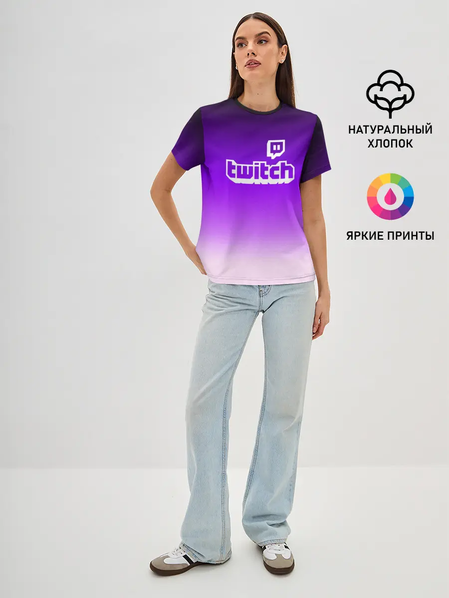 Женская базовая футболка / Twitch