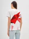 Женская базовая футболка / GEOMETRY RED