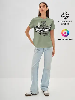 Женская базовая футболка / Бегущий по лезвию