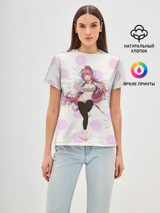 Женская базовая футболка / Doki Doki | Monika | Моника