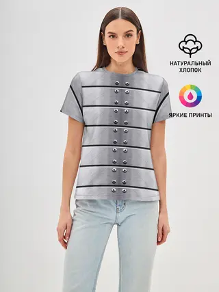Женская базовая футболка / Metal Armor