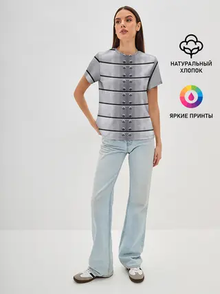 Женская базовая футболка / Metal Armor