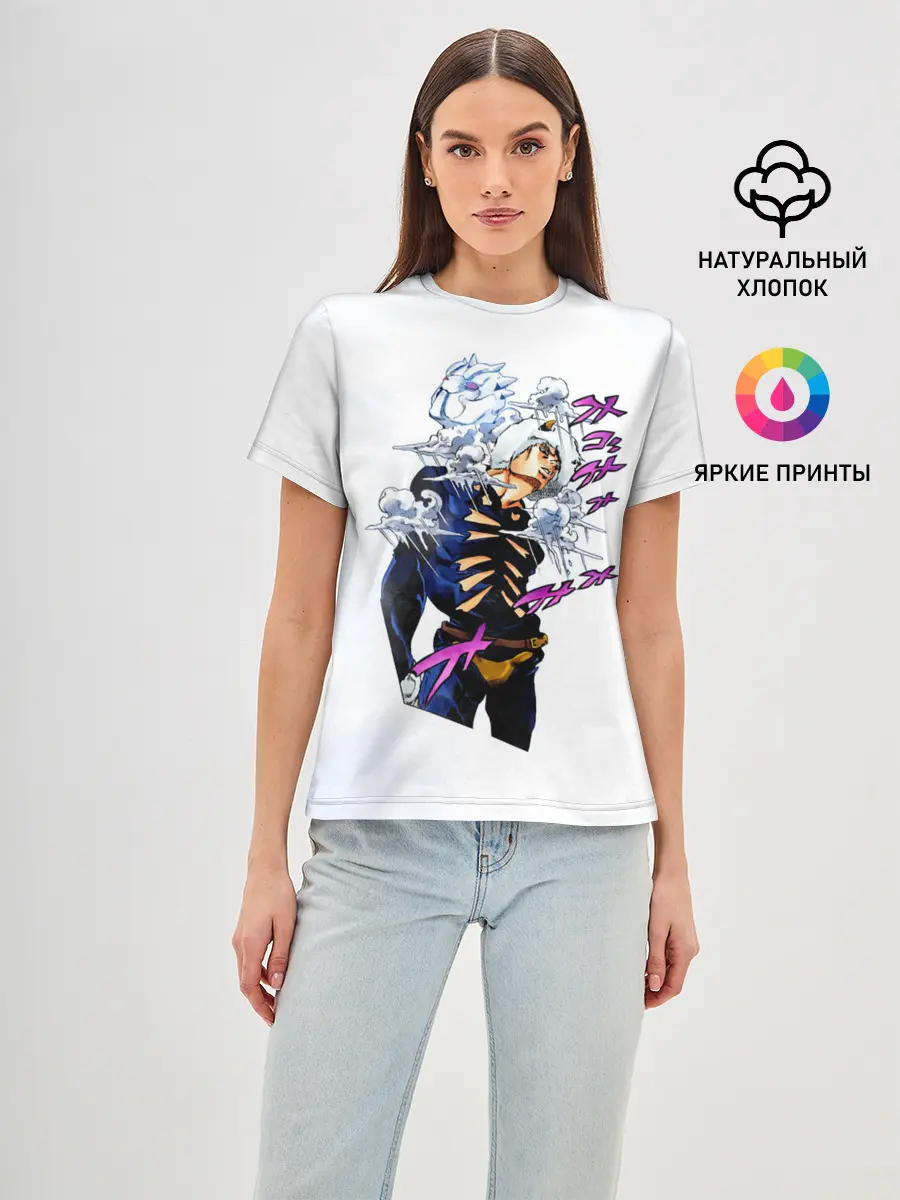 Женская базовая футболка / JoJo Bizarre Adventure