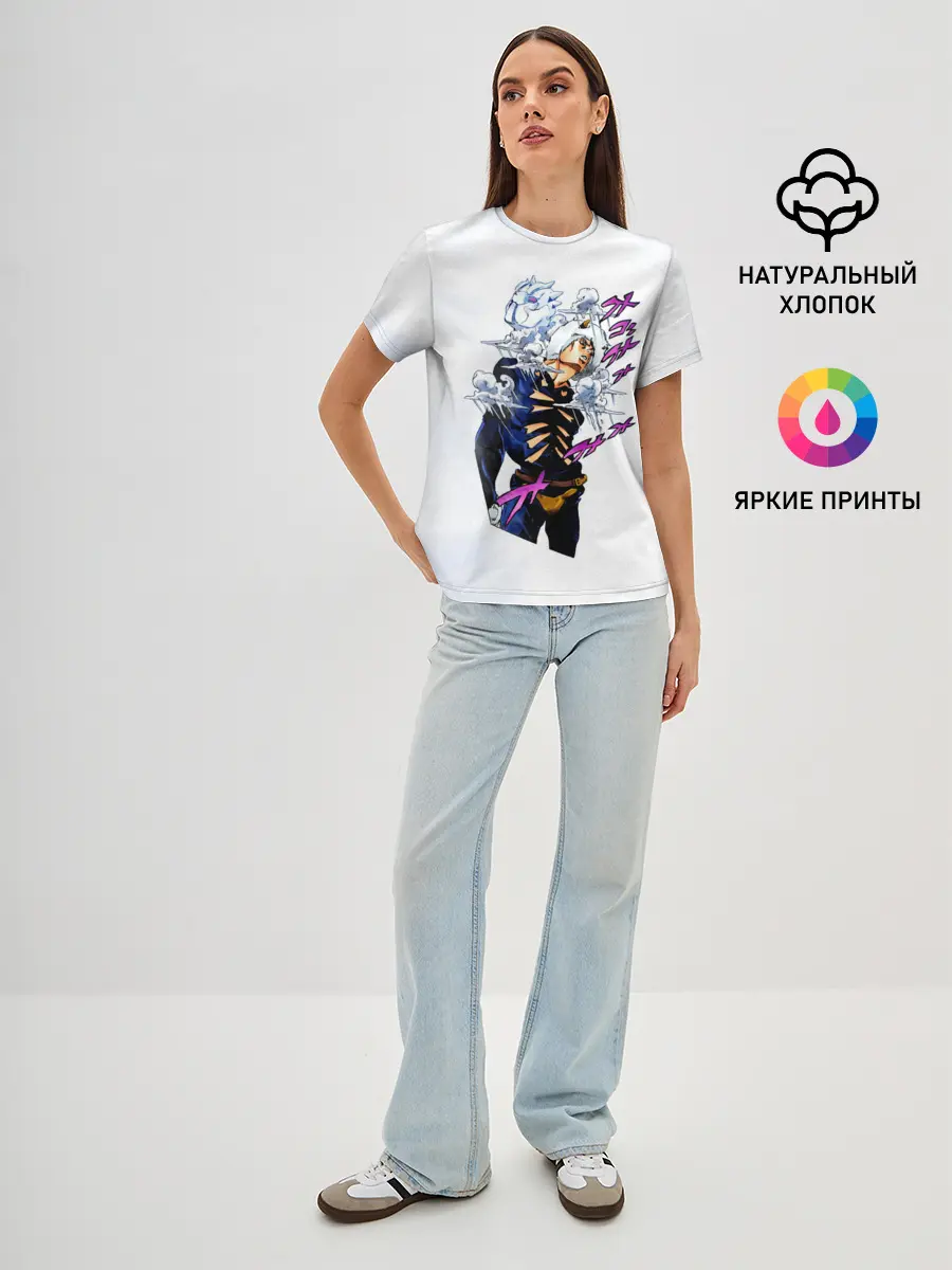 Женская базовая футболка / JoJo Bizarre Adventure