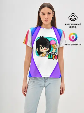 Женская базовая футболка / Нари | Nari | Toca Boca