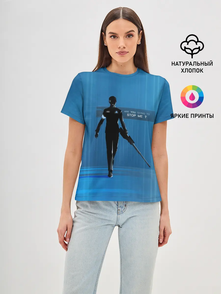 Женская базовая футболка / Detroit: Become Human