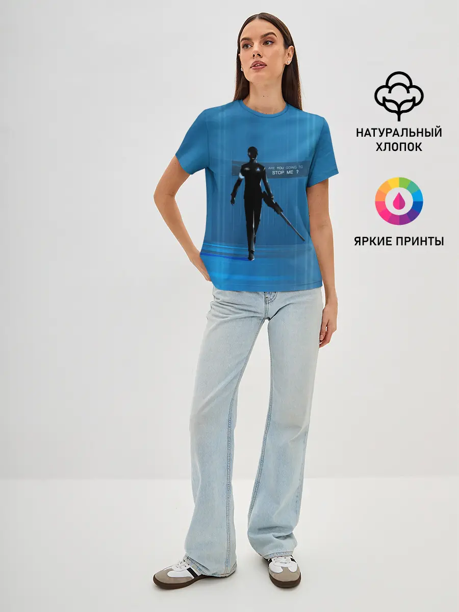 Женская базовая футболка / Detroit: Become Human