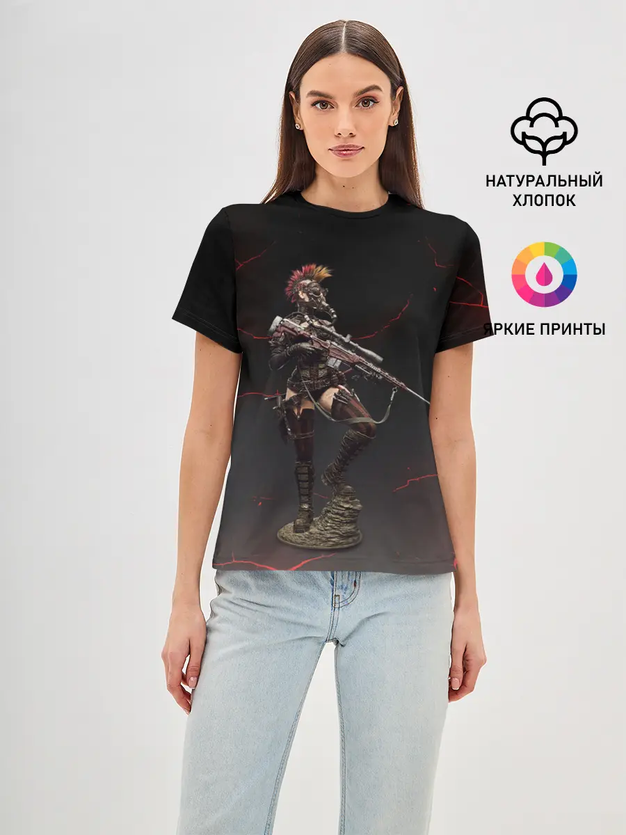 Женская базовая футболка / Стимпанк | Steampunk