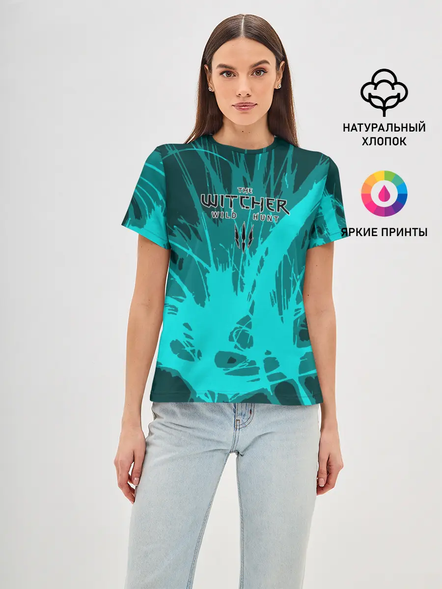 Женская базовая футболка / ВЕДЬМАК